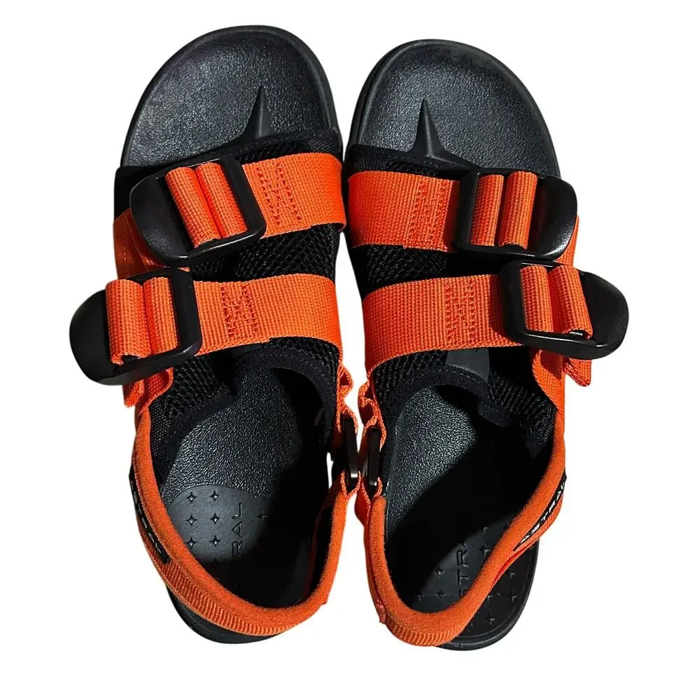 Astral Orange Water Sport Sandals with Adjustable Straps – Size 6